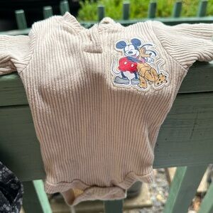 Newborn Disney onesie Mickey mouse